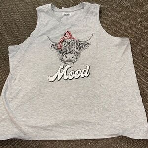 Maurices Gray Mood Tank Top